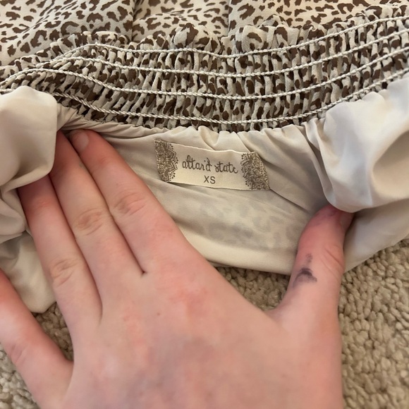 Leopard Print Ruffled Skirt - Picture 2 of 3